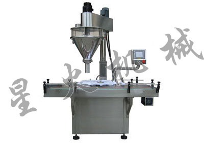 自動(dòng)喂罐粉劑充填包裝流水線(DCS-2B-2)