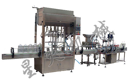 全自動(dòng)食用油包裝流水線