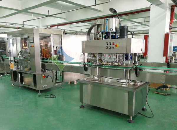 全自動(dòng)膏液灌裝旋蓋生產(chǎn)線