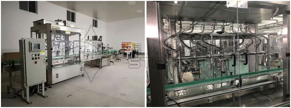 防爆型化學(xué)試劑灌裝流水線客戶案例以及產(chǎn)品細(xì)節(jié)-實(shí)拍圖